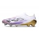 Adidas F50 Elite Laceless FG Blanc Violet Noir