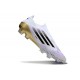 Adidas F50 Elite Laceless FG Blanc Noir Or Mét