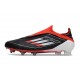 Adidas F50 Elite Laceless FG Noir Blanc Rouge