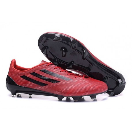 Adizero F50 Trx Fg Messi - Chaussures Football Homme Adidas - Neuf Rouge Noir