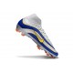 Chaussure Nike Mercurial Superfly X Elite FG Argent Bleu Jaune