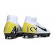 Chaussure Nike Mercurial Superfly X Elite FG Blanc Noir Jaune