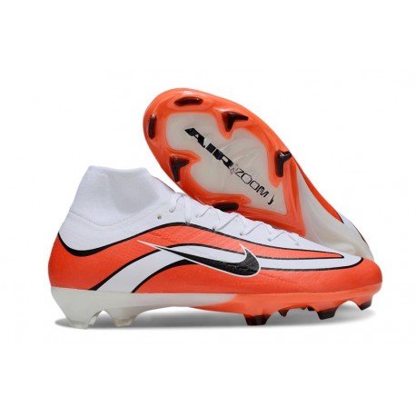 Chaussure Nike Mercurial Superfly X Elite FG Rouge Blanc Noir