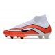 Chaussure Nike Mercurial Superfly X Elite FG Rouge Blanc Noir