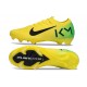 Chaussure Nike Mercurial Vapor XVI Elite FG Kylian Mbappe Jaune Noir Vert