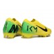 Chaussure Nike Mercurial Vapor XVI Elite FG Kylian Mbappe Jaune Noir Vert