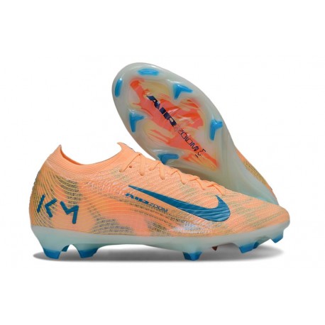 Chaussure Nike Mercurial Vapor XVI Elite FG KM Orange Bleu