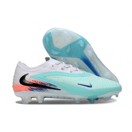 Nike Phantom 6 Low Elite FG Crampon Vert Blanc Noir