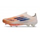 Crampons Adidas F50+ Laceless FG Orange Bleu