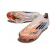 Crampons Adidas F50+ Laceless FG Orange Bleu