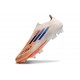 Crampons Adidas F50+ Laceless FG Orange Bleu