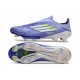 Crampons Adidas F50+ Laceless FG Violet Rapide Blanc Ftwr Citron Lucide