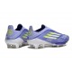 Crampons Adidas F50+ Laceless FG Violet Rapide Blanc Ftwr Citron Lucide