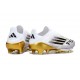 Adidas F50+ Elite FG Nouvelles Blanc Noir Or Mét