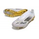 Adidas F50+ Elite FG Nouvelles Blanc Noir Or Mét