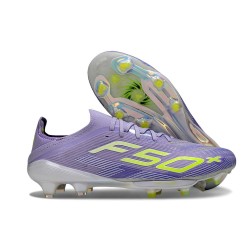 Adidas F50+ Elite FG Nouvelles Violet Jaune