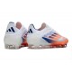 Chaussure Adidas F50 Elite FG Advancement - Blanc Rouge Bleu