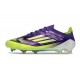 Chaussure Adidas F50 Elite FG Violet Rapide Citron Lucide