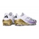 Chaussure Adidas F50 Elite FG Blanc Violet Noir Or