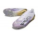 Chaussure Adidas F50 Elite FG Blanc Violet Noir Or