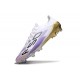 Chaussure Adidas F50 Elite FG Blanc Violet Noir Or