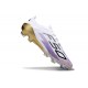Chaussure Adidas F50 Elite FG Blanc Violet Noir Or