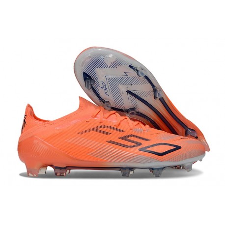 Chaussure Adidas F50 Elite FG Orange Noir