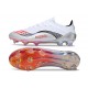 Chaussure Adidas F50 Elite FG X Messi Blanc Ftwr Rouge Lucide Argent Mét