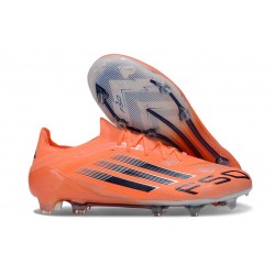 Chaussure Adidas F50 Elite FG Orange Noir