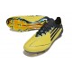 Chaussure Adidas F50 Elite FG Jaune Noir