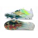 Chaussure Adidas F50 Elite FG Blanc Vert Or