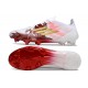Chaussure Adidas F50 Elite FG Blanc Rouge Or