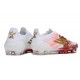 Chaussure Adidas F50 Elite FG Blanc Rouge Or
