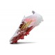 Chaussure Adidas F50 Elite FG Blanc Rouge Or