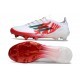Chaussure Adidas F50 Elite FG Blanc Rouge Vert