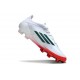 Chaussure Adidas F50 Elite FG Blanc Rouge Vert