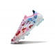 Chaussure Adidas F50 Elite FG Blanc Rose Bleu