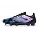 Chaussure Adidas F50 Elite FG Noir Rose Bleu