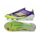 Adidas F50 Elite Laceless FG Violet Rapide Citron Lucide