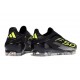 Adidas F50 Elite Laceless FG Core Noir Fer Mét. Citron Lucide