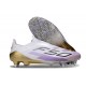 Adidas F50 Elite Laceless FG Blanc Noir Violet