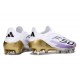 Adidas F50 Elite Laceless FG Blanc Noir Violet