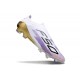 Adidas F50 Elite Laceless FG Blanc Noir Violet