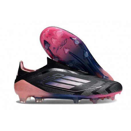 Adidas F50 Elite Laceless FG Noir Rose