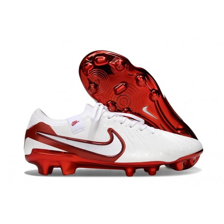 Nike Tiempo Legend X Elite FG Neuf Blanc Rouge