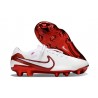 Nike Tiempo Legend X Elite FG Neuf Blanc Rouge