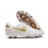 Nike Tiempo Legend X Elite FG Neuf R10 Blanc Or