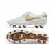Nike Tiempo Legend X Elite FG Neuf R10 Blanc Or