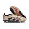 Chaussure de foot adidas Predator Elite FG Platin Métallique Noir Rouge