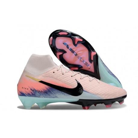 Chaussure Nike Mercurial Superfly X Elite FG Rose Bleu Noir
